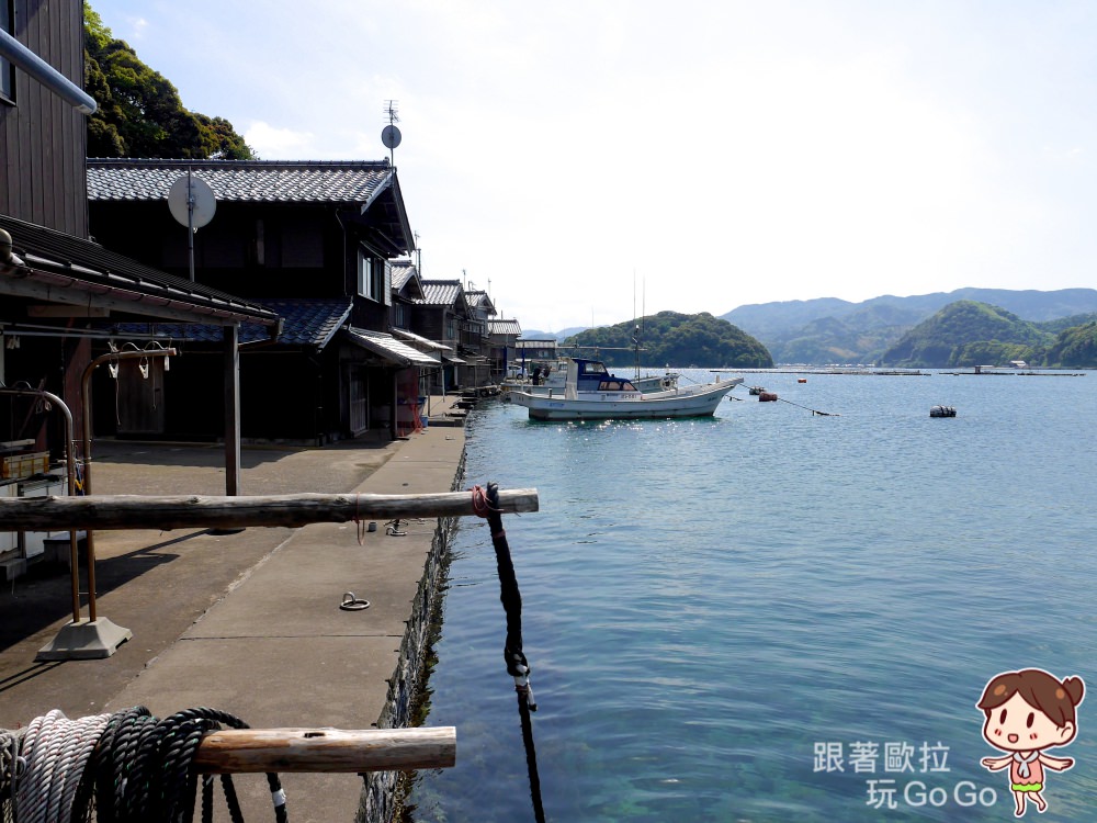 日本京都景點｜伊根町龜島丸免費舟屋見學、海上計程車、遊覽船