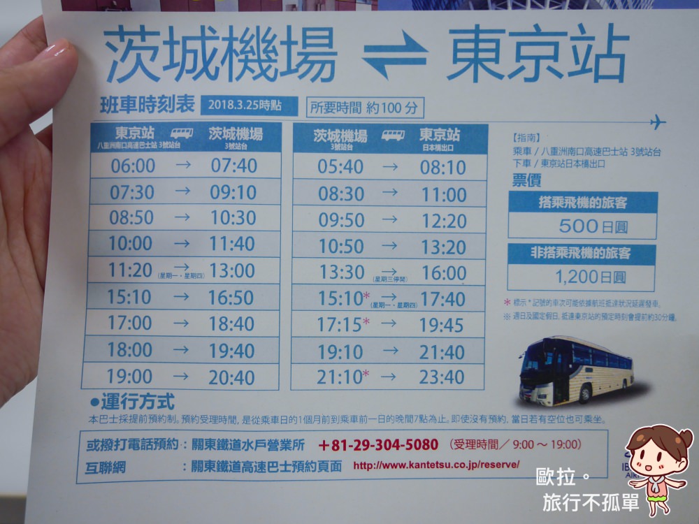 小巧貼心的日本茨城機場介紹，500日圓巴士直達東京車站！自駕租車24小時1000日圓！