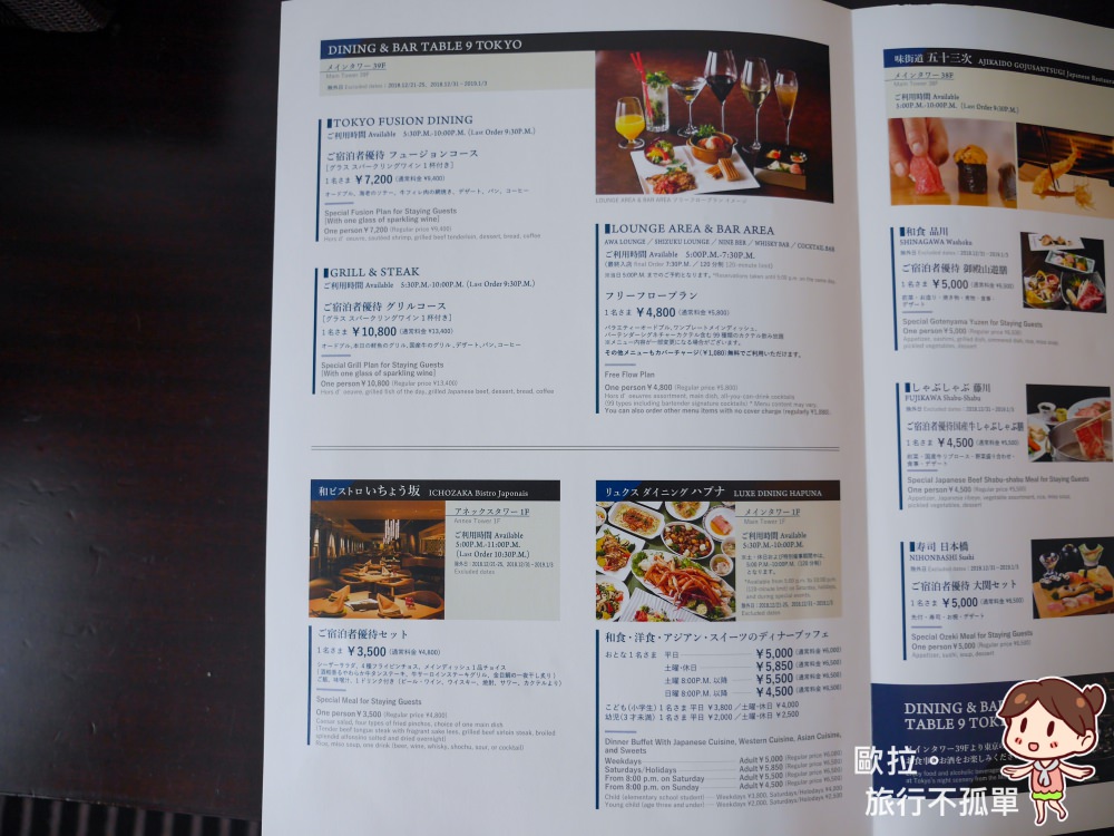 日本東京住宿｜品川王子大飯店、新高輪、Maxell Aqua Park水族館、品川最高高空酒吧餐廳Table 9高空酒吧