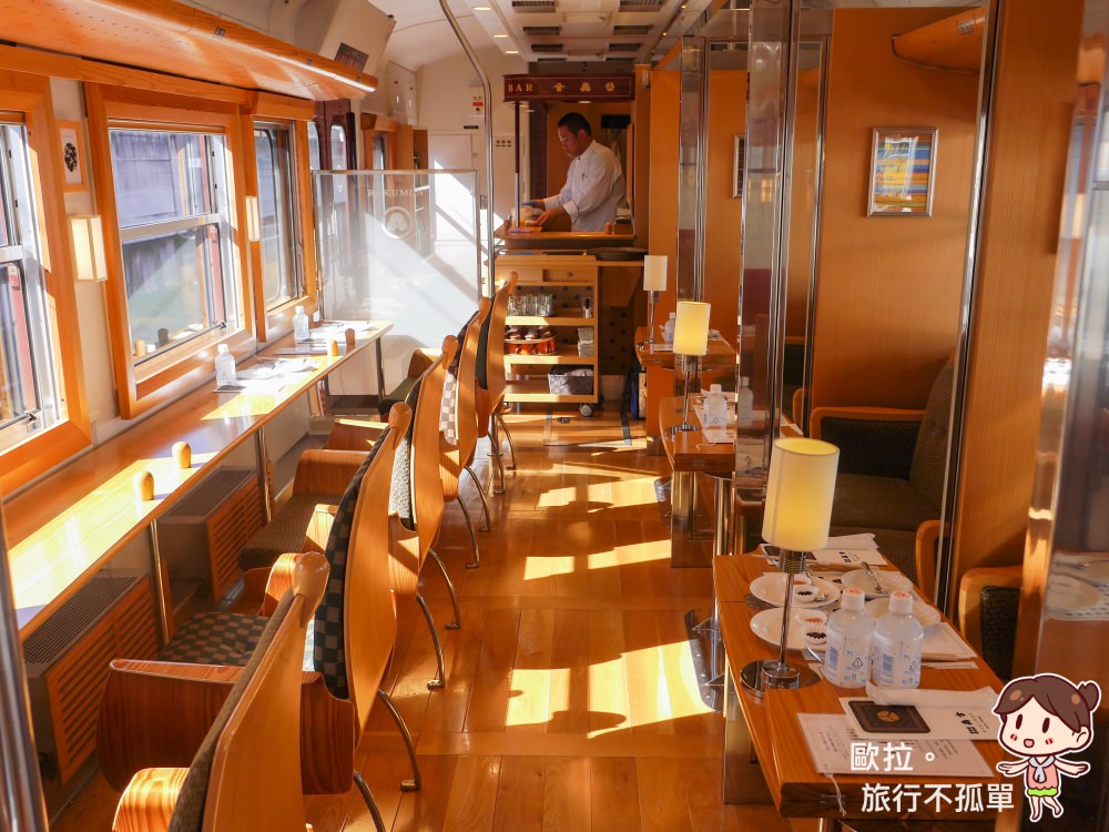 日本長野｜搭乘真田幸村風的ろくもん六文錢觀光列車，感受在地人情味與美食吧！ (六文觀光列車、ROKUMON、信濃鐵道、しなの鉄道、輕井澤、電車)