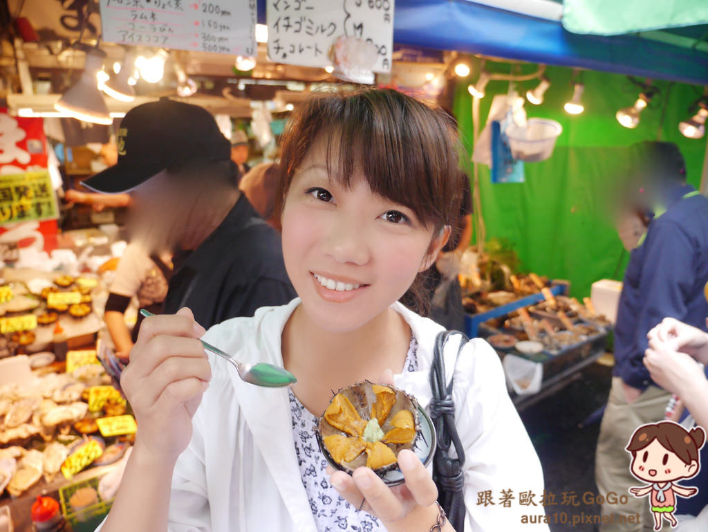 日本東京築地美食｜世界第一築地市場，場外市場採購廚房用品與品嚐道地美味新鮮握壽司與海鮮丼飯 @歐拉。旅行不孤單