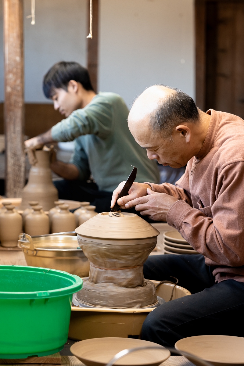 日本鳥取民藝｜因州・中井窯白綠黑三色清透分明陶藝品、年輕時尚適合日常生活使用，現貨有眼緣立刻購入，猶豫再等2年！