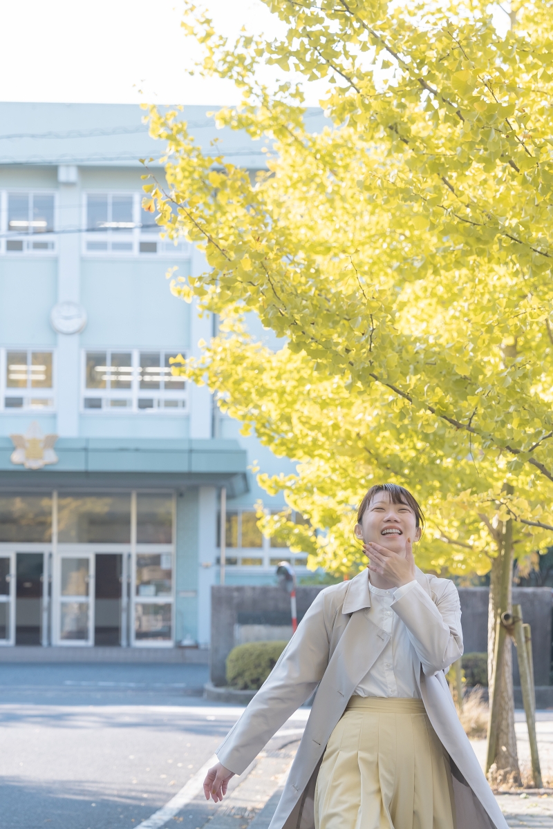 日本鳥取紅葉景點｜鳥取市紅葉秘境鳥取東高校銀杏並木，趁還沒有什麼人知道趕快來！春天也可以賞櫻！ (鳥取銀杏秘境県立鳥取東高等学校)