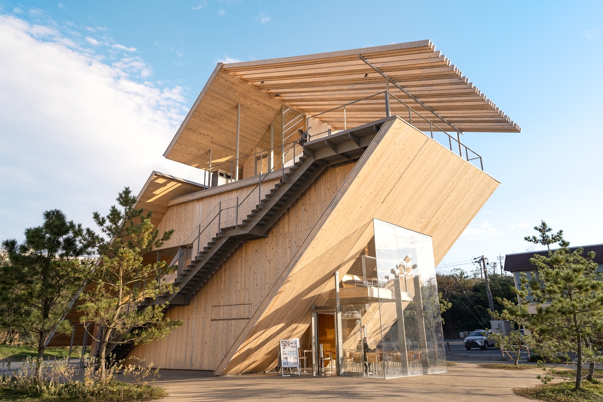 日本鳥取景點｜高濱咖啡タカハマカフェ鳥取砂丘旁建築大師隈研吾設計新景點！(Takahama Café / Takahama Cafe)